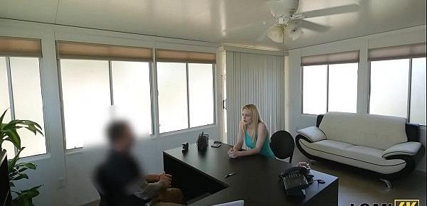  LOAN4K. Girl has no choice and gives herself to naughty manager